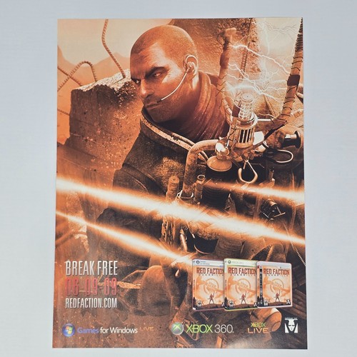 Pubblicità poster red faction - pubblicità/poster,