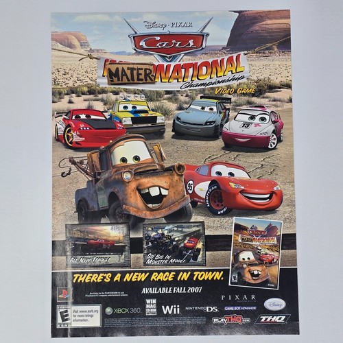 Pubblicità poster cars mater - cars,