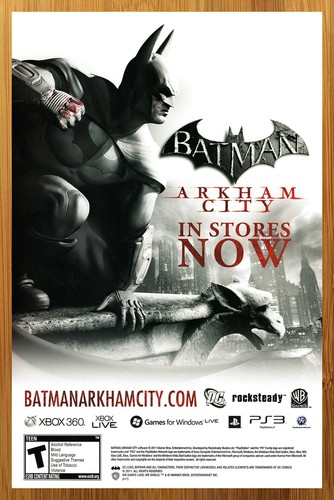 2011 batman arkham city - city, xbox