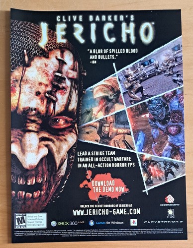 Clive barker jericho xbox - barker's,