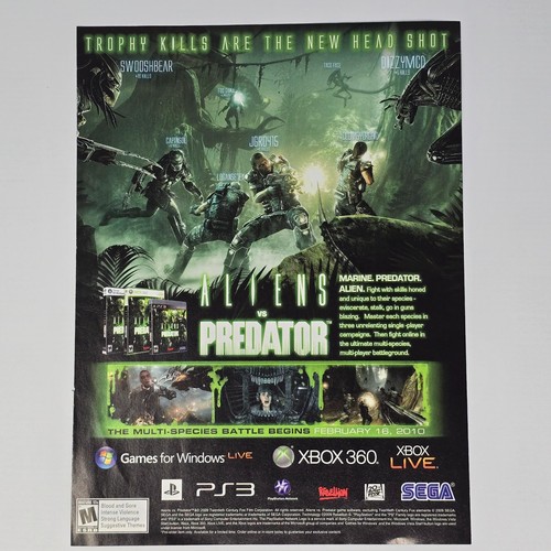 Aliens predator playstation - aliens, vs