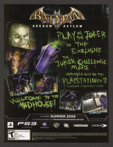 Poster batman arkham asylum - batman,