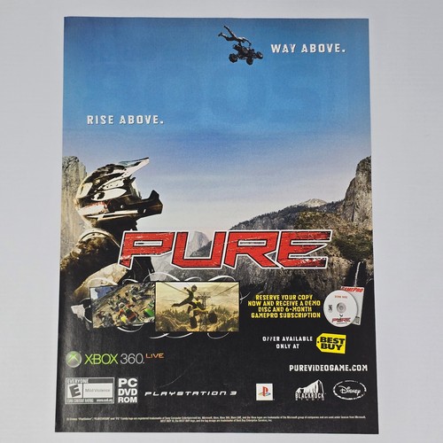 Pubblicità poster pure - pure, xbox